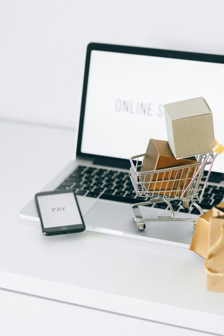 Online business and ecommerce workspace